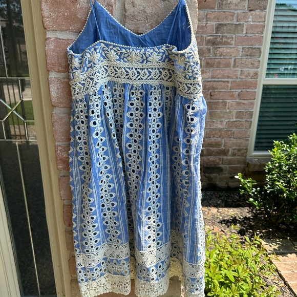 VERY RARE Payal Jain Emilia Embroidered Dress from Anthropologie. EUC. Size 0P - Picture 3 of 11